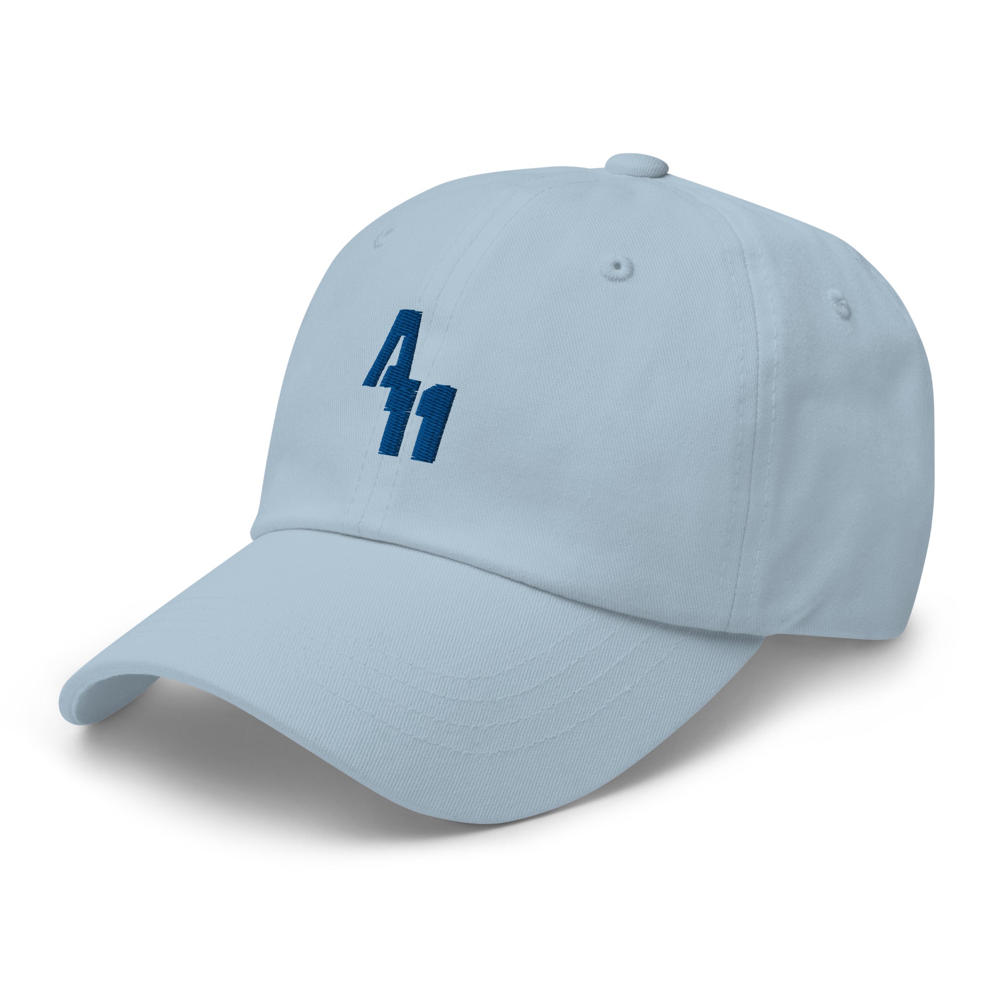 classic dad hat light blue left front 656df56316410