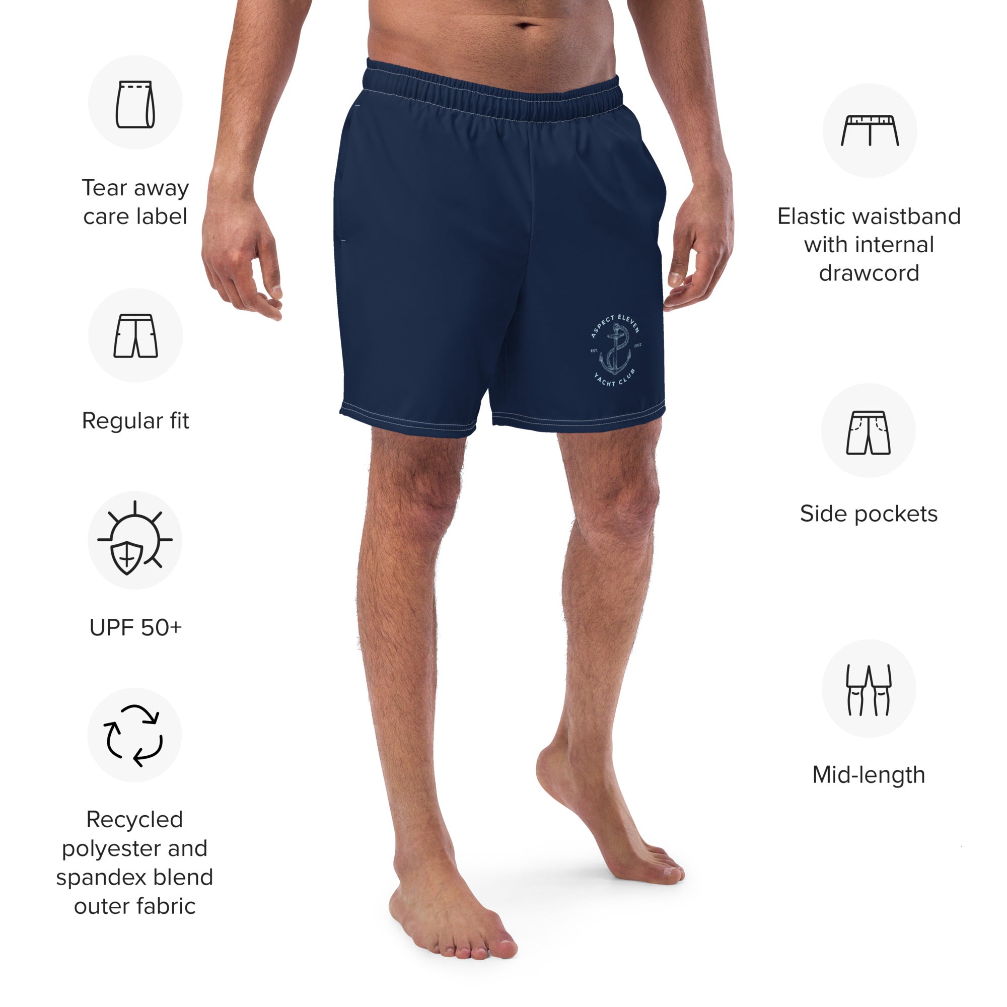 Men's Yacht Club Swim Suit: Fiji