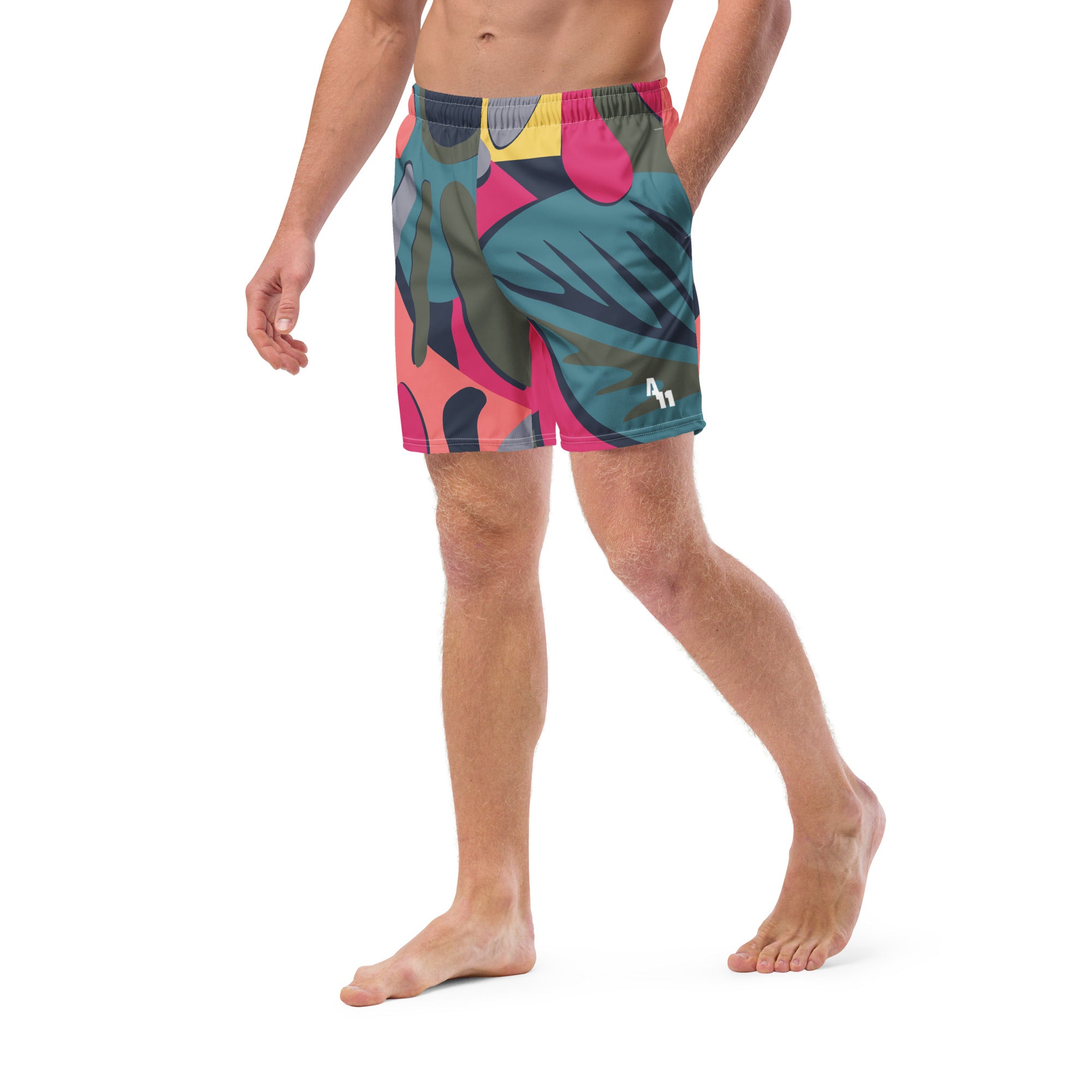 Men's Floral Swim Suit 2.0