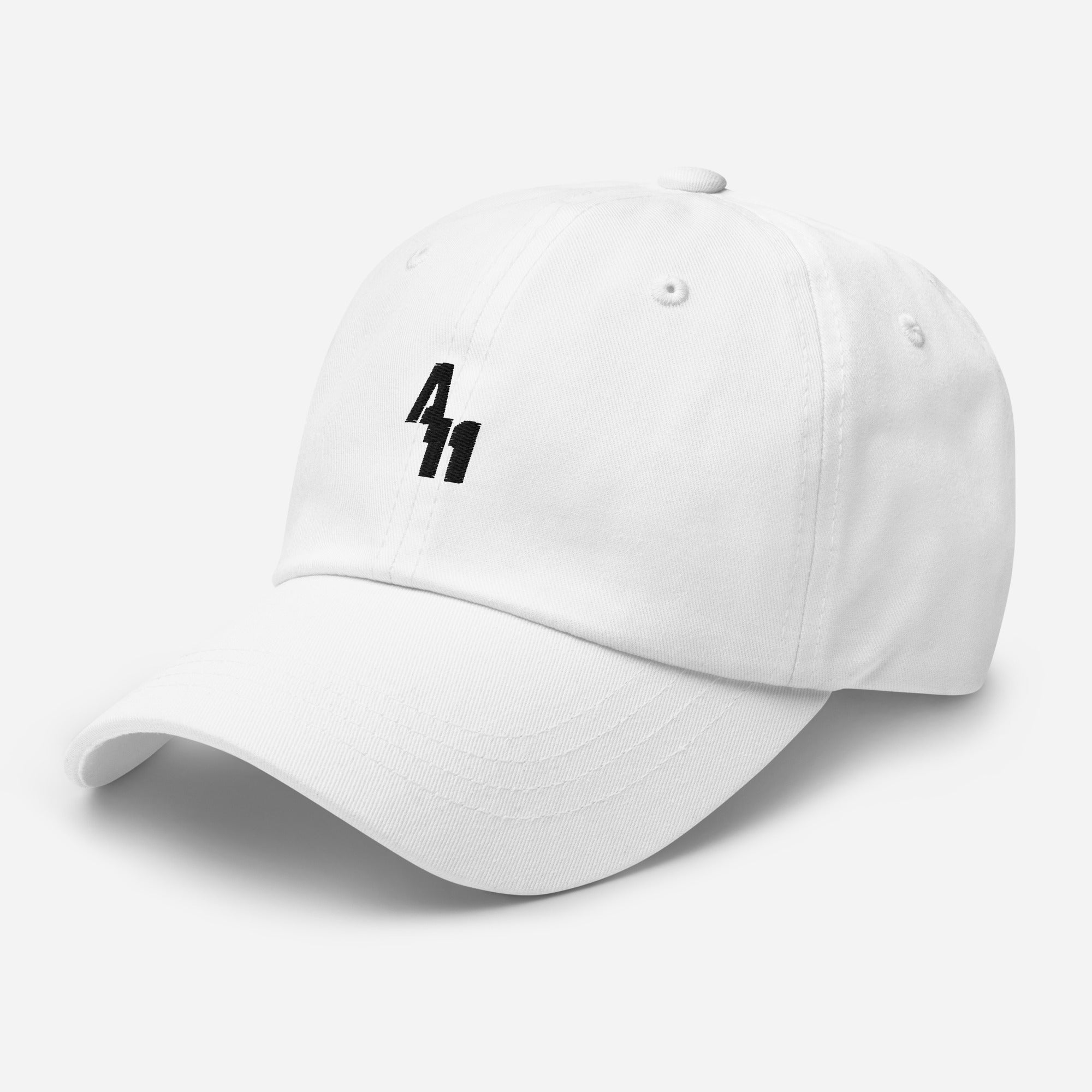 classic dad hat white left front 658e4918643ac