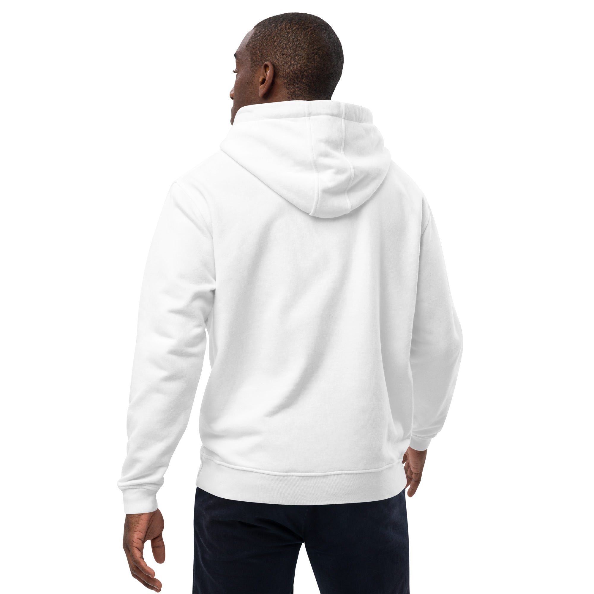 Premium White Centerpiece Hoodie