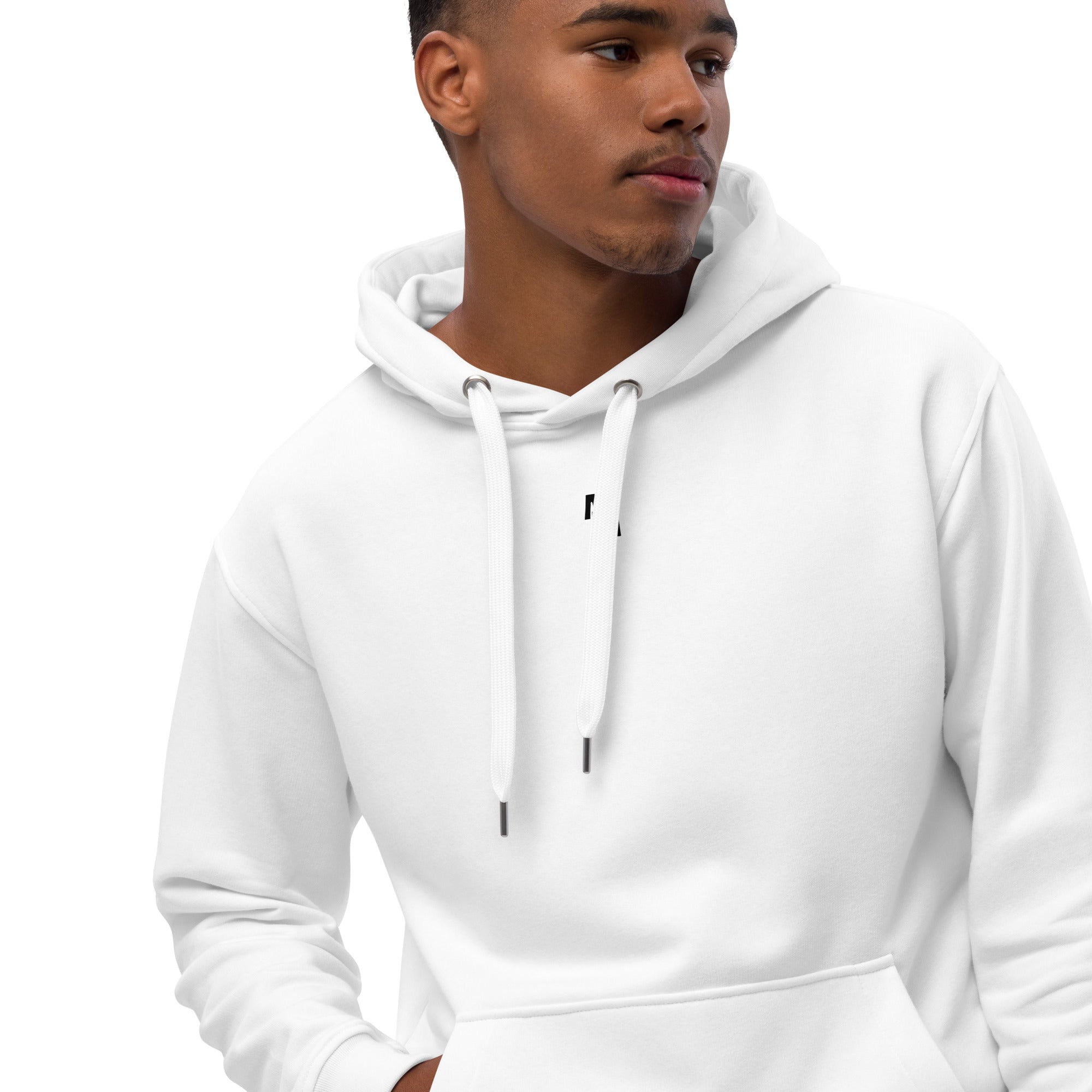 Premium White Centerpiece Hoodie