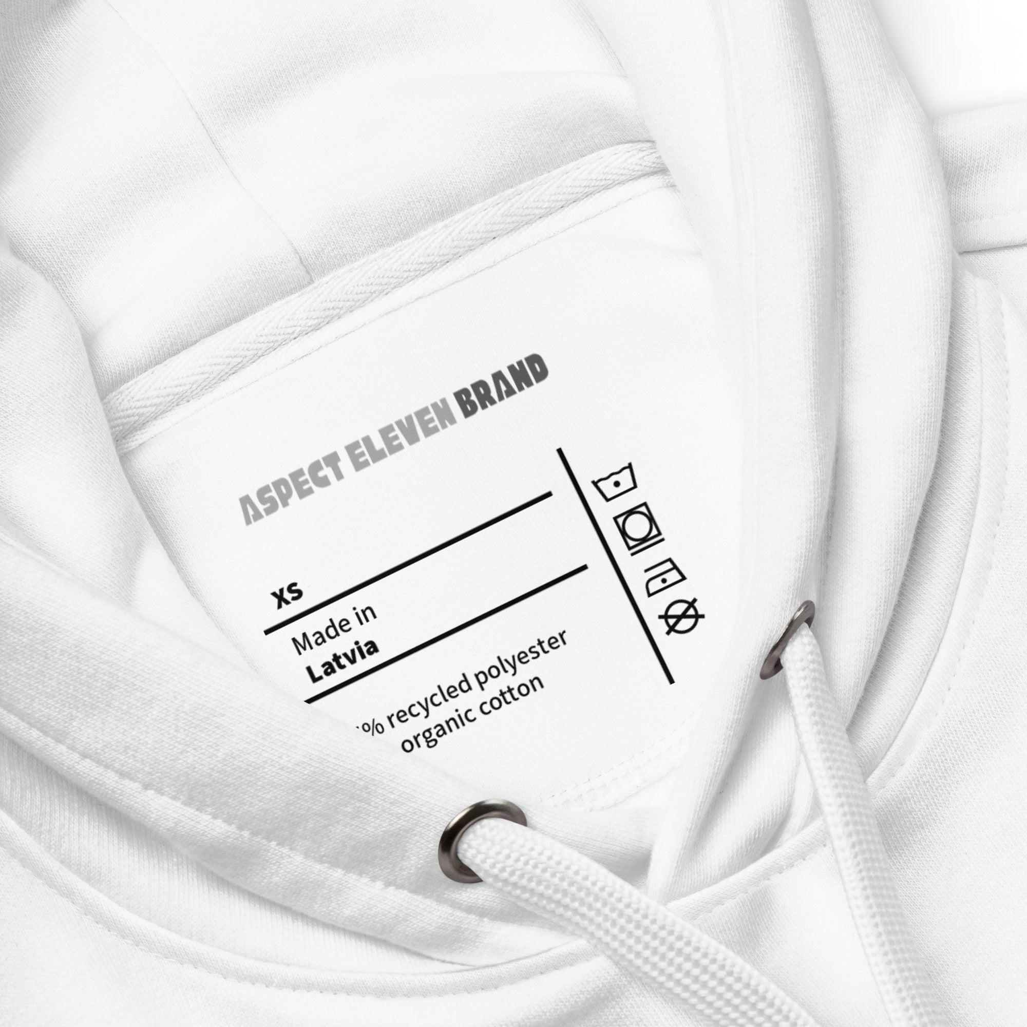 Premium White Centerpiece Hoodie