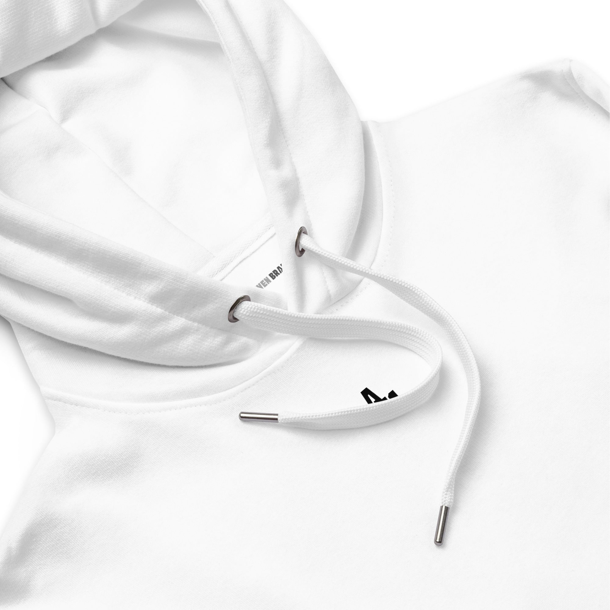 Premium White Centerpiece Hoodie